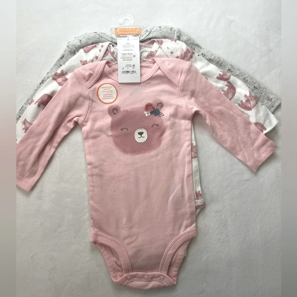 Carter’s Long Sleeve 3 Pack Onesies